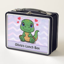 Personalized T-Rex Dinosaur Lunch Box