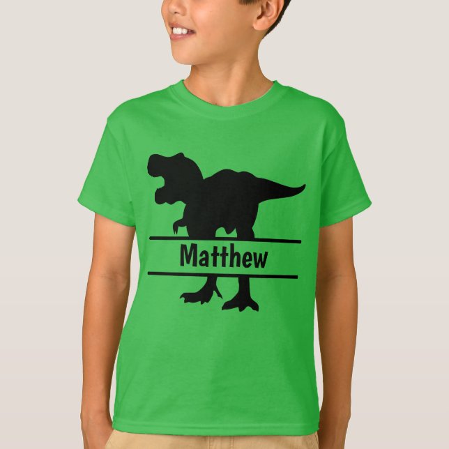 Personalized T-Rex T-Shirt (Front)