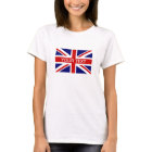 Personalized T Shirts with British Union Jack flag | Zazzle