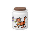 Personalized Tabby Cat Treat Jar at Zazzle