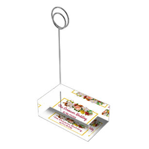 Personalized Table Number Card Holder for Wedding