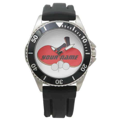 Personalized Table Tennis Ping Pong Watch