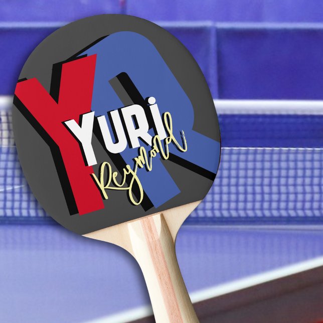 Personalized Table Tennis Player Ping Pong Paddle (Creator Uploaded)