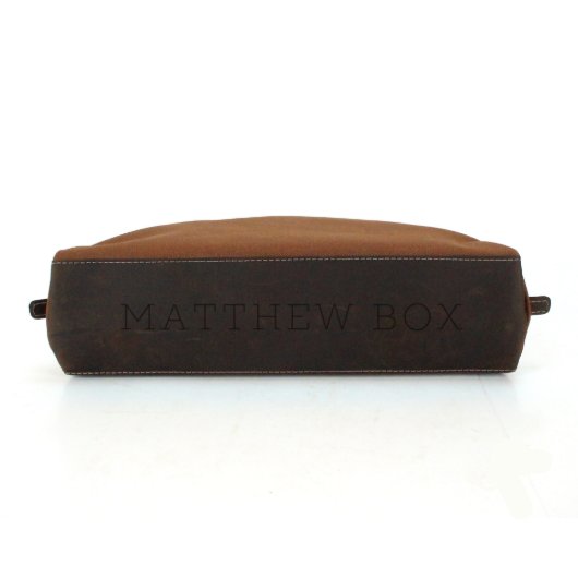 Personalized Taco Dopp Kit – Brown/Brown (Bottom)