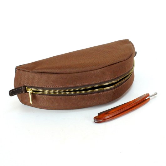 Personalized Taco Dopp Kit – Brown/Brown (3/4)