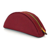 Personalized Taco Dopp Kit – Burgundy & Black (Front Right)