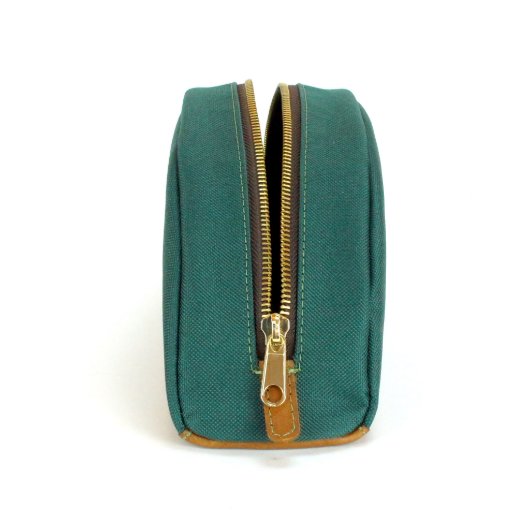 Personalized Taco Dopp Kit – Green & Tan (Profile)