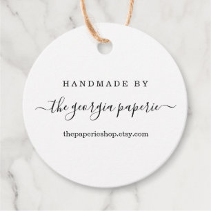 Personalized Tag for Handmade Items