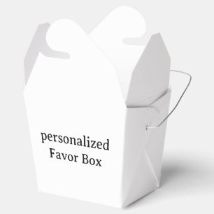 personalized Take Out 2x2x2.75 Favor Boxes