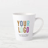 Personalized 12 Oz Latte Mug-minimalist Latte Mug-custom Rose 