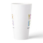 Personalized Tall Latte Mug Custom Logo 17 oz