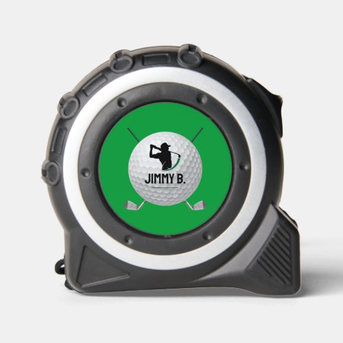 Personalized Tape Measure for Golfer
