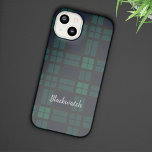 Personalized Tartan Clan Black Watch Plaid Custom  iPhone 11 Pro Max Case<br><div class="desc">Custom Clan Black Watch tartan blue green and dark grey check design phone case for anyone who loves classic and elegant cover for their treasured possessions. Perfect gift for family, dad, husband or other special gift giving occasions. Celebrate all things tradition and family clan with this cool Clan Black Watch...</div>