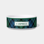 Personalized Tartan Clan Campbell Plaid Pattern<br><div class="desc">Our pet bowl features Tartan Clan Campbell plaid pattern that transform an everyday essential into a functional design piece. Great gift for a pet owner you know who loves traditional tartan print

Add the pet's name by clicking the "Personalize" button above</div>