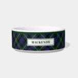 Personalized Tartan Clan MacKenzie Plaid Pattern Bowl<br><div class="desc">Our pet bowl features Tartan Clan MacKenzie plaid pattern that transform an everyday essential into a functional design piece. Great gift for a pet owner you know who loves traditional tartan print

Add the pet's name by clicking the "Personalize" button above</div>