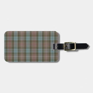 Personalized Tartan Luggage Tag