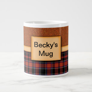 Personalized Tartan Mug