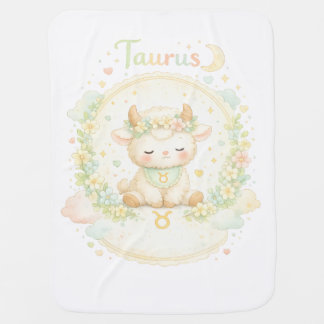 Personalized Taurus Baby Blanket | Custom Zodiac N