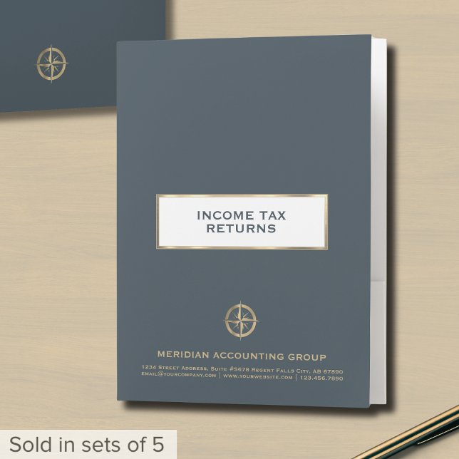 Personalized Tax Presentation Folders (Creator Uploaded)