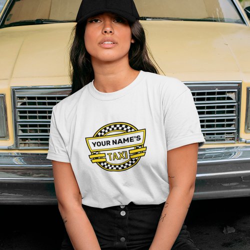 Personalized Taxi Logo T_Shirt