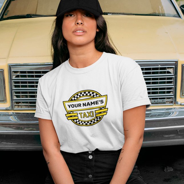 Personalized Taxi Logo T-Shirt (Creator Uploaded)