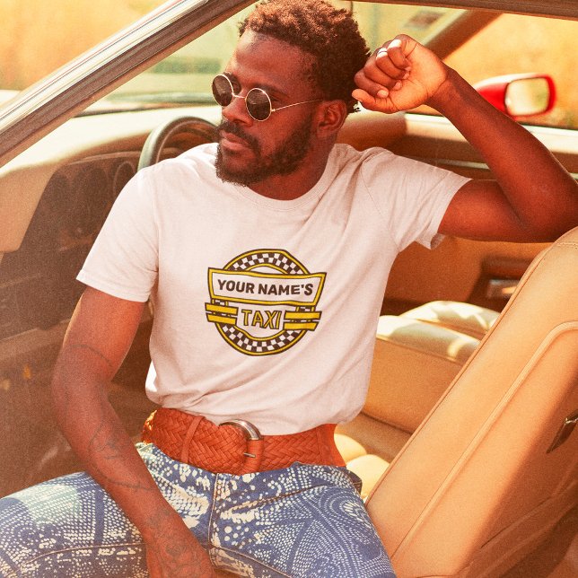 Personalized Taxi Logo T-Shirt (Creator Uploaded)