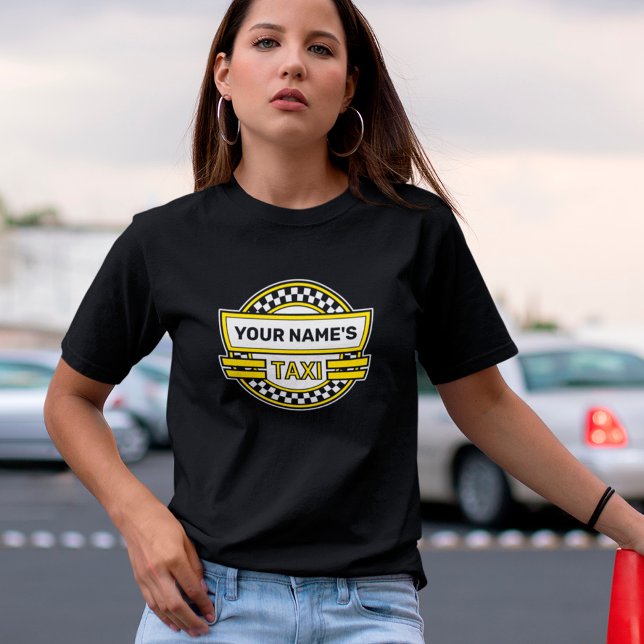 Personalized Taxi Logo T-Shirt (Creator Uploaded)