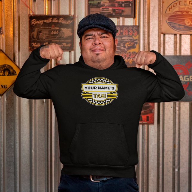 Personalized Taxi Sign Hoodie (Creator Uploaded)