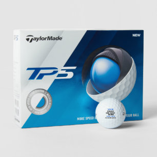 Personalized Taylormade Custom Golf Balls - Gift