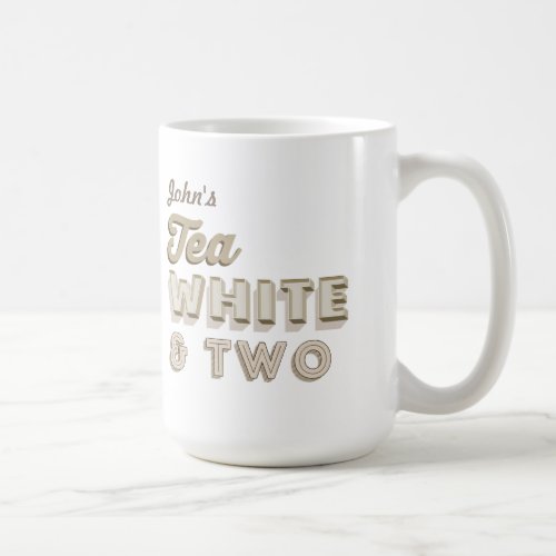 Personalized Tea Coffee Mug