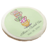 Personalized Tea Party Bridal Shower Cookies Favor (Angled)