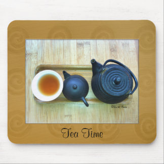 Personalized Tea Setting Still Life Photograph Mouse Pad