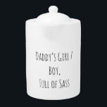 Personalized Tea Teapot – Custom Gift<br><div class="desc">Sip in style with this personalized tea teapot,  perfect for custom names,  quotes,  or messages. Ideal as a unique gift for tea lovers,  birthdays,  or holidays. Elegant,  durable,  and functional,  it adds a personal touch to any kitchen or tea party.</div>