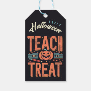 Personalized Teach or Treat gift tag