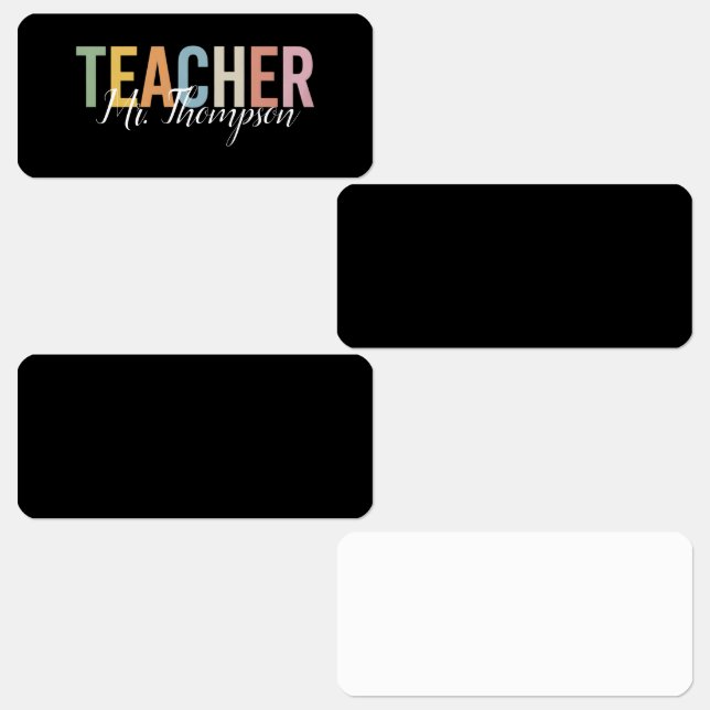 Personalized Teacher Appreciation Back to School  Labels (Group)