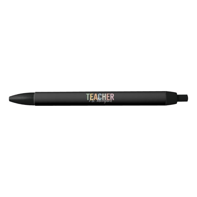 Personalized Teacher Appreciation Back to School  Pen (Front)
