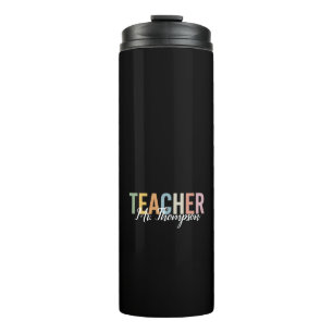 Personalized Teacher Appreciation Back to School  Thermal Tumbler