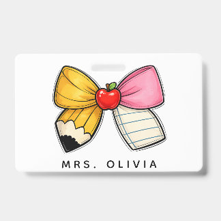 Personalized Teacher Appreciation | Custom Teacher Badge