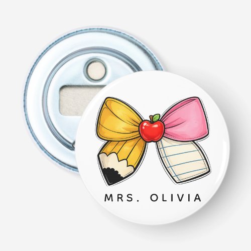 Personalized Teacher Appreciation | Custom Teacher Bottle Opener