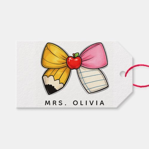 Personalized Teacher Appreciation | Custom Teacher Gift Tags