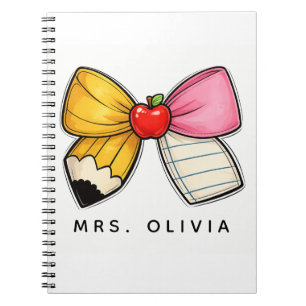 Personalized Teacher Appreciation Custom Teacher Notebook
