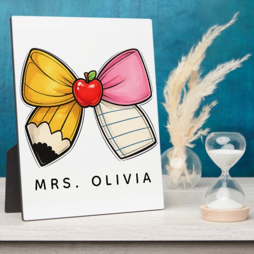 Personalized Teacher Appreciation | Custom Teacher Plaque