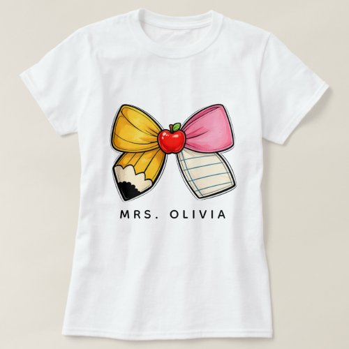 Personalized Teacher Appreciation | Custom Teacher T-Shirt