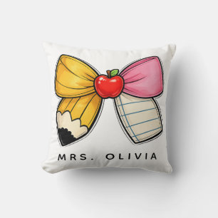 Personalized Teacher Appreciation Custom Teacher Throw Pillow