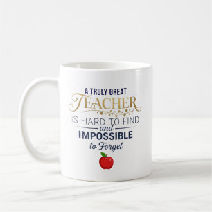 Personalized Teacher Appreciation Gift Coffee Mug