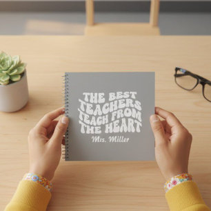 Personalized Teacher Appreciation Gift  Notebook