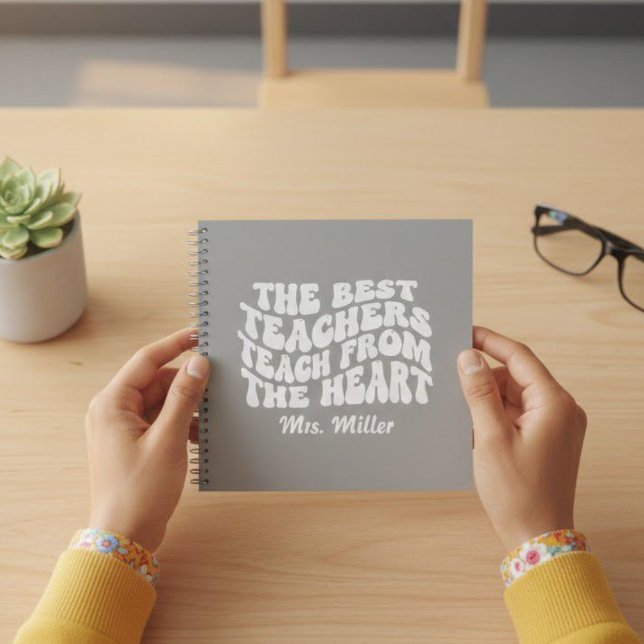 Personalized Teacher Appreciation Gift  Notebook (Creator Uploaded)