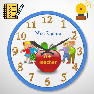 PERSONALIZED Teacher Appreciation Gifts CLOCK