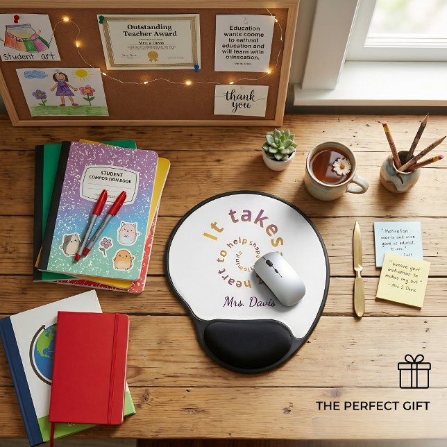 Personalized Teacher Appreciation Mouse Pad - Spir (Creator Uploaded)