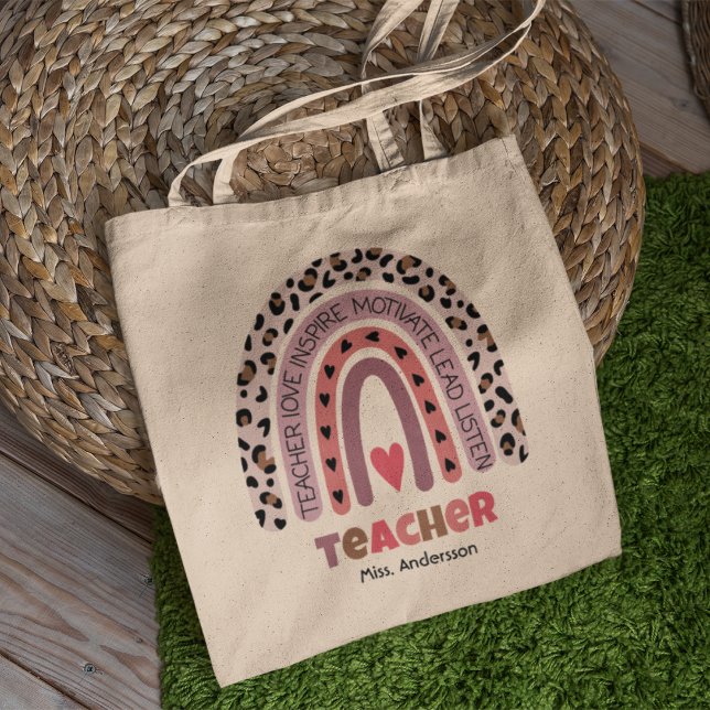 Personalized Teacher Bag, Custom Teacher Tote Bag, (Creator Uploaded)